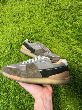 Clarks Originals Tor Run Grey Combi Suede Sneakers